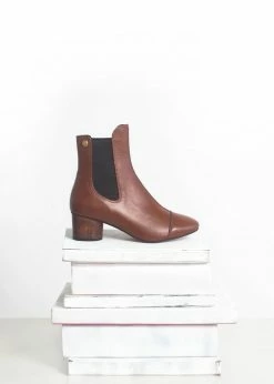 Taylor + Thomas Patti Vegan Leather Chelsea Boot | Saddle Shoes