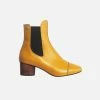 Taylor + Thomas Shoes Patti Vegan Leather Chelsea Boots | Mustard