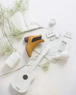 Taylor + Thomas Shoes Patti Vegan Leather Chelsea Boots | Mustard