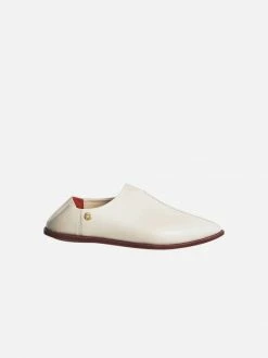Taylor + Thomas Talitha Vegan Leather Babouche Shoe | Ivory White