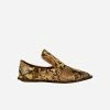 Taylor + Thomas Tally Vegan Leather Babouche Shoe | Golden Python