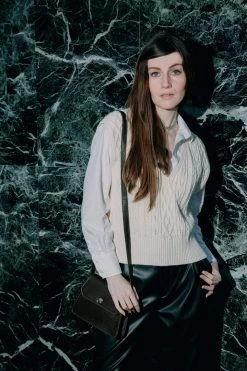 Thalie Bags Flore Desserto® Cactus Leather Vegan Crossbody | Black 9 Thalie Bags Flore Desserto® Cactus Leather Vegan Crossbody | Black