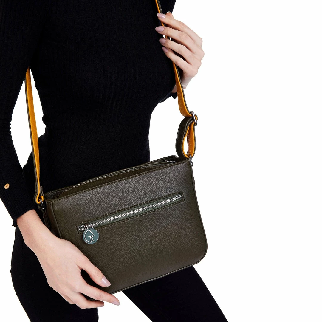 The Morphbag By GSK 3 Vegan Leather Bags In 1 | Green & Mustard 10 The Morphbag By GSK 3 Vegan Leather Bags In 1 | Green & Mustard