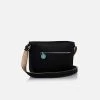 The Morphbag By GSK Vegan Leather Crossbody Handbag | Black & Rose Gold
