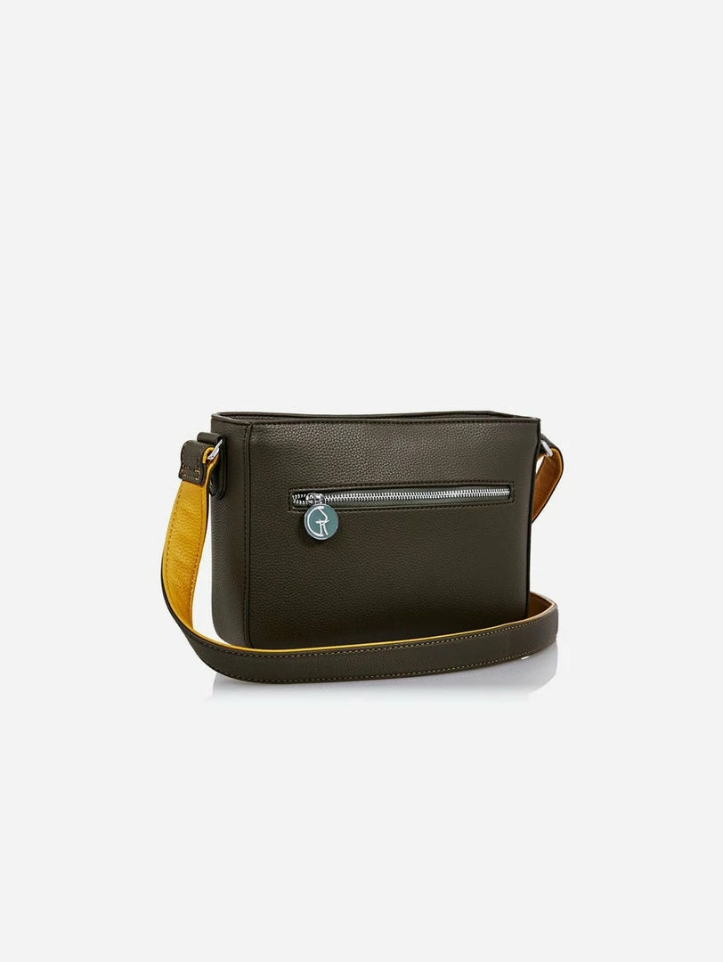 The Morphbag By GSK Vegan Leather Crossbody Handbag | Green & Mustard Bags 3 The Morphbag By GSK Vegan Leather Crossbody Handbag | Green & Mustard Bags
