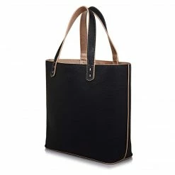 The Morphbag By GSK Reversible Vegan Leather Tote | Black & Rose Gold Bags
