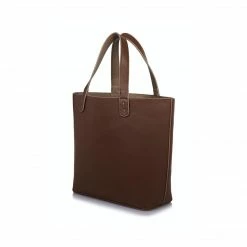 The Morphbag By GSK Bags Reversible Vegan Leather Tote | Brown & Beige