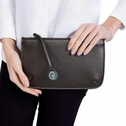 The Morphbag By GSK Bags Multi-Function Vegan Leather Clutch | Metallic