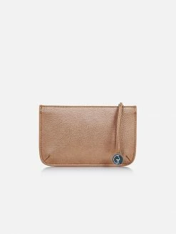 The Morphbag By GSK Bags Multi-Function Vegan Leather Clutch | Rose Gold