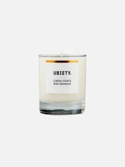 Ubiety Balancing Natural Vegan Candle | Linden, Cedar & Rose Geranium 140g Women's Vegan Gifts Under £30