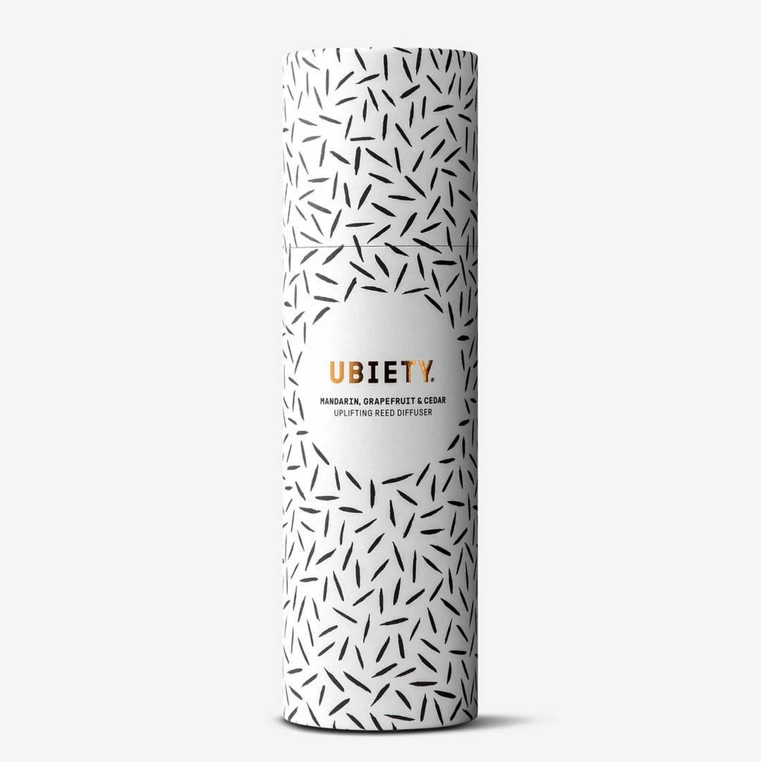 Ubiety Uplifting Reed Diffuser | Mandarin, Grapefruit & Cedar 115ml 5 Ubiety Uplifting Reed Diffuser | Mandarin, Grapefruit & Cedar 115ml