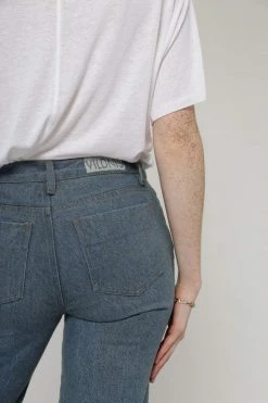 Vildnis Baikal Organic Cotton 70s Flare Jeans | Vintage Blue