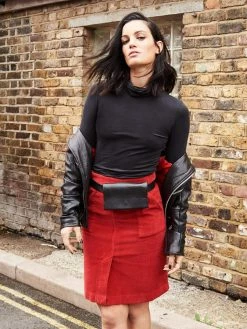 Vildnis Lauca Organic Cotton Corduroy Skirt | Red 13 Vildnis Lauca Organic Cotton Corduroy Skirt | Red