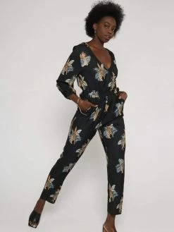 Vildnis Setouchi Woven Crepe Tiger Jumpsuit