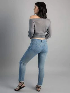 Vildnis Clothing Socotra Organic Cotton Skinny Jeans | Mid Blue