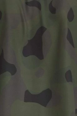 Vildnis Valdivian Woven Chiffon High Neck Dress | Camo Green Clothing