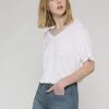 Vildnis Waimea Vegan Silk & Organic Linen Oversize T-Shirt | White Clothing 1 Vildnis Waimea Vegan Silk & Organic Linen Oversize T-Shirt | White Clothing