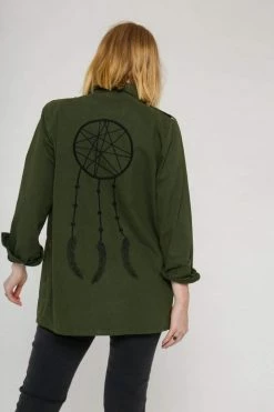 Vildnis Clothing Yosemite Organic Cotton Military Jacket | Green