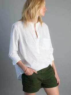 Vildnis Yucatan Organic Cotton Slim Fit Shorts | Green Clothing