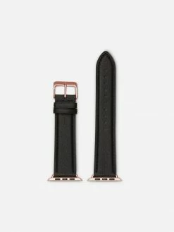 Votch Accessories Apple Watch Compatible Vegan Watch Strap | Black & Rose Gold