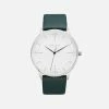 Votch Accessories Aalto Watch With Silver & White Dial | Juniper Vegan Leather Strap 2 Votch Accessories Aalto Watch With Silver & White Dial | Juniper Vegan Leather Strap