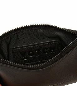 Votch Classic Essentials Apple Leather Vegan Card Pouch | Black
