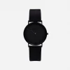 Votch Classic Watch With Black Dial | Black Vegan Leather Strap Accessories 1 Votch Classic Watch With Black Dial | Black Vegan Leather Strap Accessories
