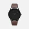 Votch Aalto Watch With Black Dial | Brown Vegan Leather Strap