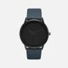 Votch Accessories Aalto Watch With Black Dial | Navy Vegan Leather Strap