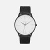 Votch Aalto Watch With Black & White Dial | Black Piñatex Vegan Leather Strap