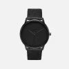 Votch Aalto Watch With Black Dial | Black Piñatex Vegan Leather Strap
