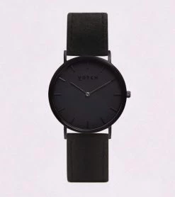 Votch Classic Watch With Black Dial | Black Piñatex Vegan Leather Strap Accessories 9 Votch Classic Watch With Black Dial | Black Piñatex Vegan Leather Strap Accessories