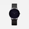 Votch Classic Watch With Black Dial | Black Mesh Strap Accessories