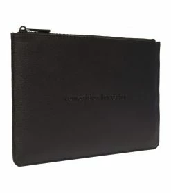 Votch Accessories Classic Essentials Apple Leather Vegan Pouch | Black 12 Votch Accessories Classic Essentials Apple Leather Vegan Pouch | Black