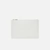 Votch Accessories Classic Essentials Apple Leather Vegan Pouch | Light Grey