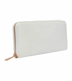 Votch Classic Essentials Apple Leather Vegan Purse | Light Grey Accessories