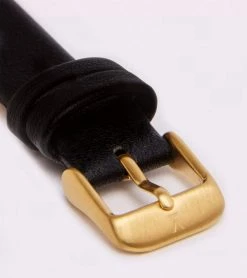 Votch Petite Watch With Gold & Black Dial | Black Vegan Leather Strap 8 Votch Petite Watch With Gold & Black Dial | Black Vegan Leather Strap