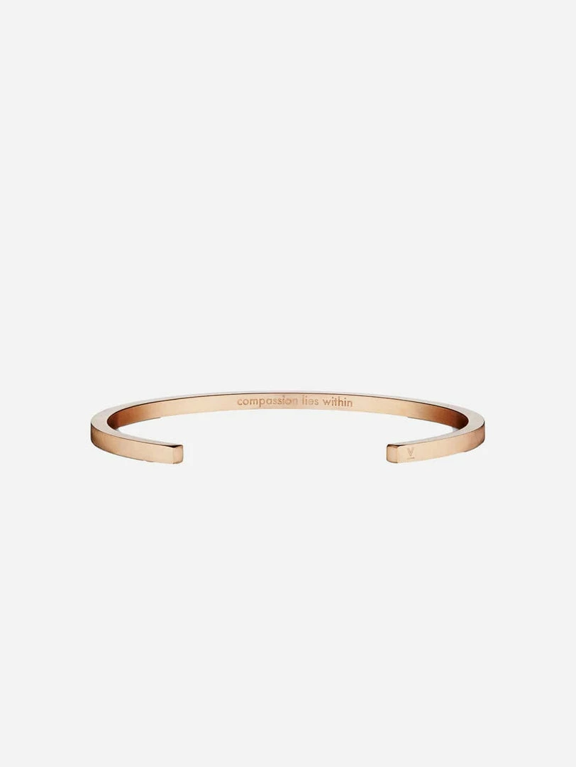 Votch Ilse Collection 316L Stainless Steel Rose Gold Bangle 3 Votch Ilse Collection 316L Stainless Steel Rose Gold Bangle