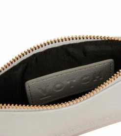 Votch Accessories Classic Essentials Apple Leather Vegan Card Pouch | Light Grey 17 Votch Accessories Classic Essentials Apple Leather Vegan Card Pouch | Light Grey