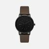 Votch Lyka Watch With Black Dial | Ash Vegan Leather Strap