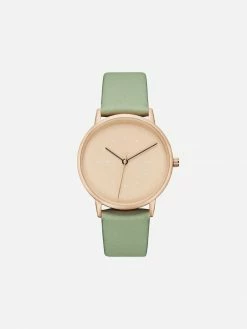 Votch Lyka Watch With Rose Gold & Taupe Dial | Sage Vegan Leather Strap Accessories