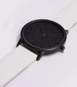 Votch Moment Watch With Black Dial | Off-White Vegan Leather Strap Accessories