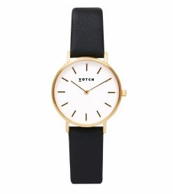 Votch Accessories Petite Watch With Gold & Black Dial Gift Set | Multi Vegan Leather Straps