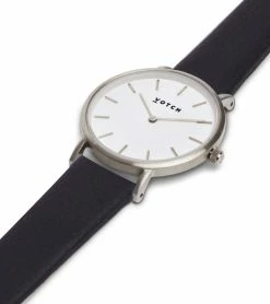 Votch Accessories Petite Watch With Silver & White Dial Gift Set | Multi Vegan Leather & Mesh Straps