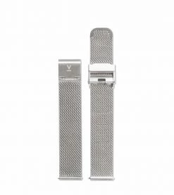 Votch Accessories Petite Watch With Silver & White Dial Gift Set | Multi Vegan Leather & Mesh Straps