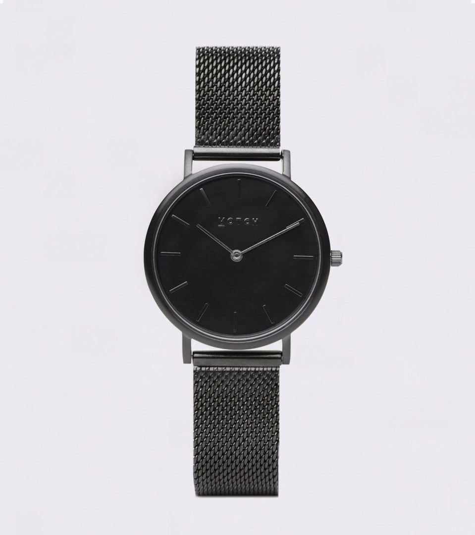 Votch Accessories Petite Watch With Black Dial | Black Mesh Strap 6 Votch Accessories Petite Watch With Black Dial | Black Mesh Strap