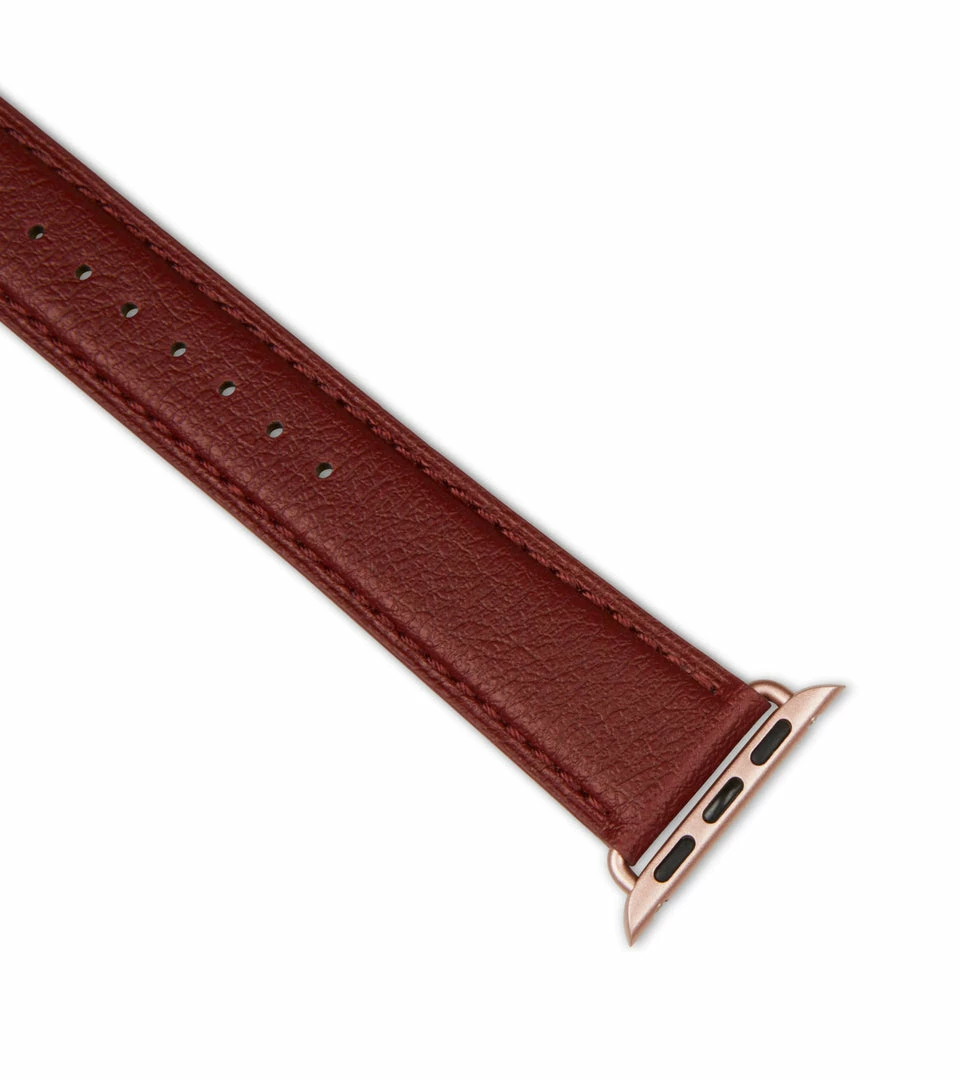 Votch Apple Watch Compatible Vegan Watch Strap | Red & Rose Gold 5 Votch Apple Watch Compatible Vegan Watch Strap | Red & Rose Gold