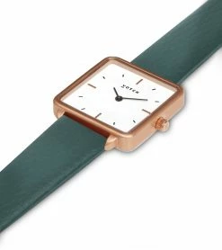 Votch Accessories Kindred Watch With Rose Gold & White Dial | Juniper Vegan Leather Strap