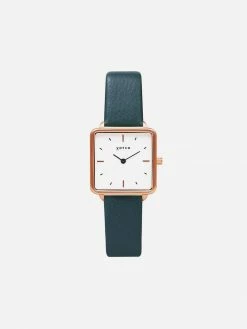 Votch Accessories Kindred Watch With Rose Gold & White Dial | Juniper Vegan Leather Strap