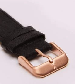 Votch Classic Watch With Rose Gold & White Dial | Black Piñatex Vegan Leather Strap 8 Votch Classic Watch With Rose Gold & White Dial | Black Piñatex Vegan Leather Strap